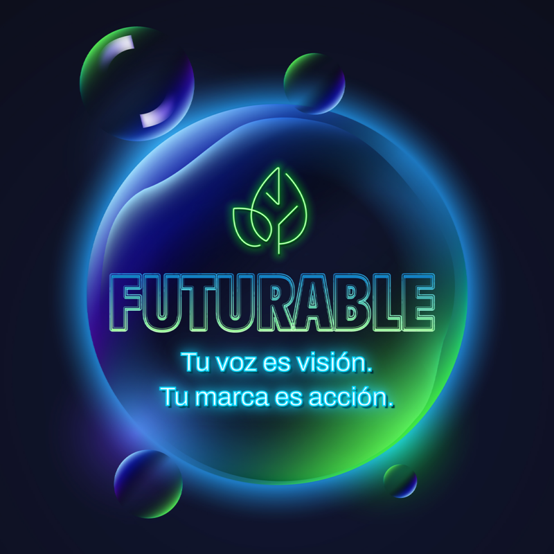 Logo oficial de FuturaBLE, evento de Mujeres Líderes sobre sustentabilidad, innovación empresarial y liderazgo con impacto en América Latina.