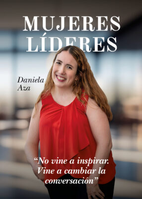 Daniela Aza en la portada de Mujeres Líderes edición Bienestar Corporativo 2026 sobre inclusión, liderazgo femenino y futuro del trabajo.